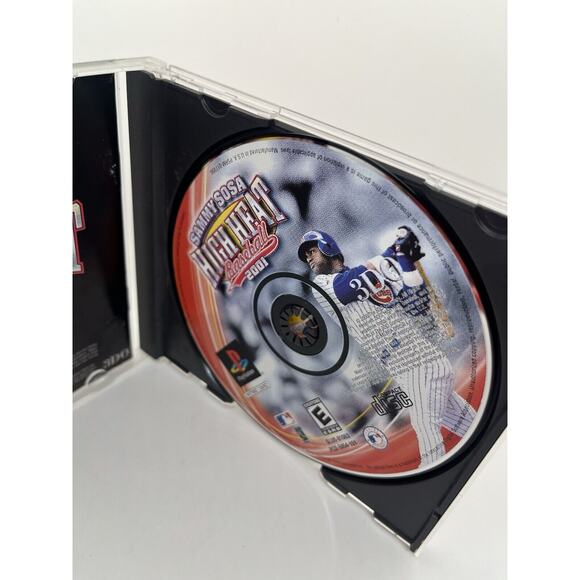 Sammy Sosa High Heat Baseball 2001 Sony PlayStation 1PS1 CIB Tested and Working - Picture 4 of 8